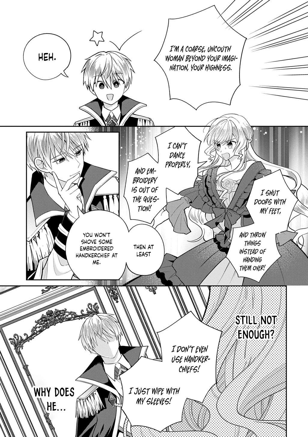 The young lady His Highness fell in love with at first sight is actually your guard knight! Chapter 3 Page 21