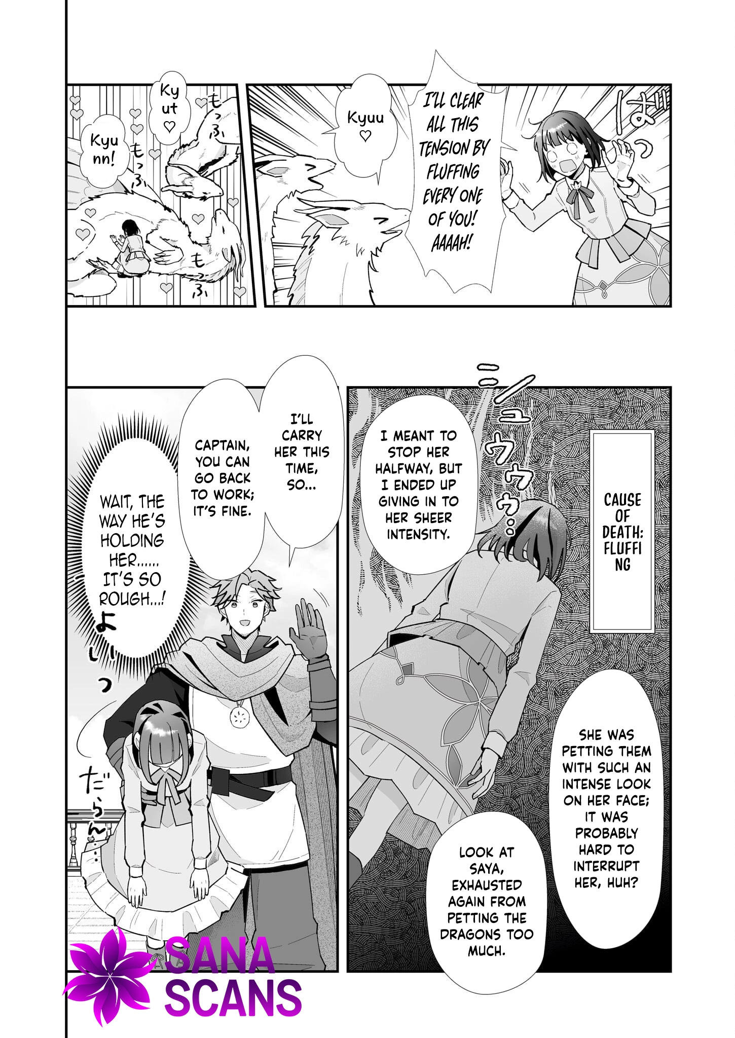 Tired Thirty-Something Caring for Fluffy Dragons in Another World Chapter 4 - . Page 28