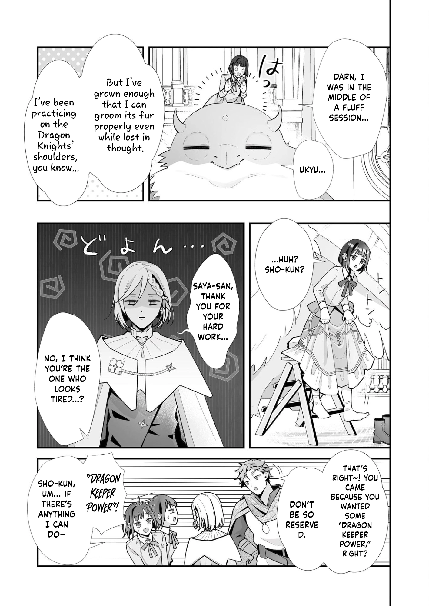 Tired Thirty-Something Caring for Fluffy Dragons in Another World Chapter 9 Page 15