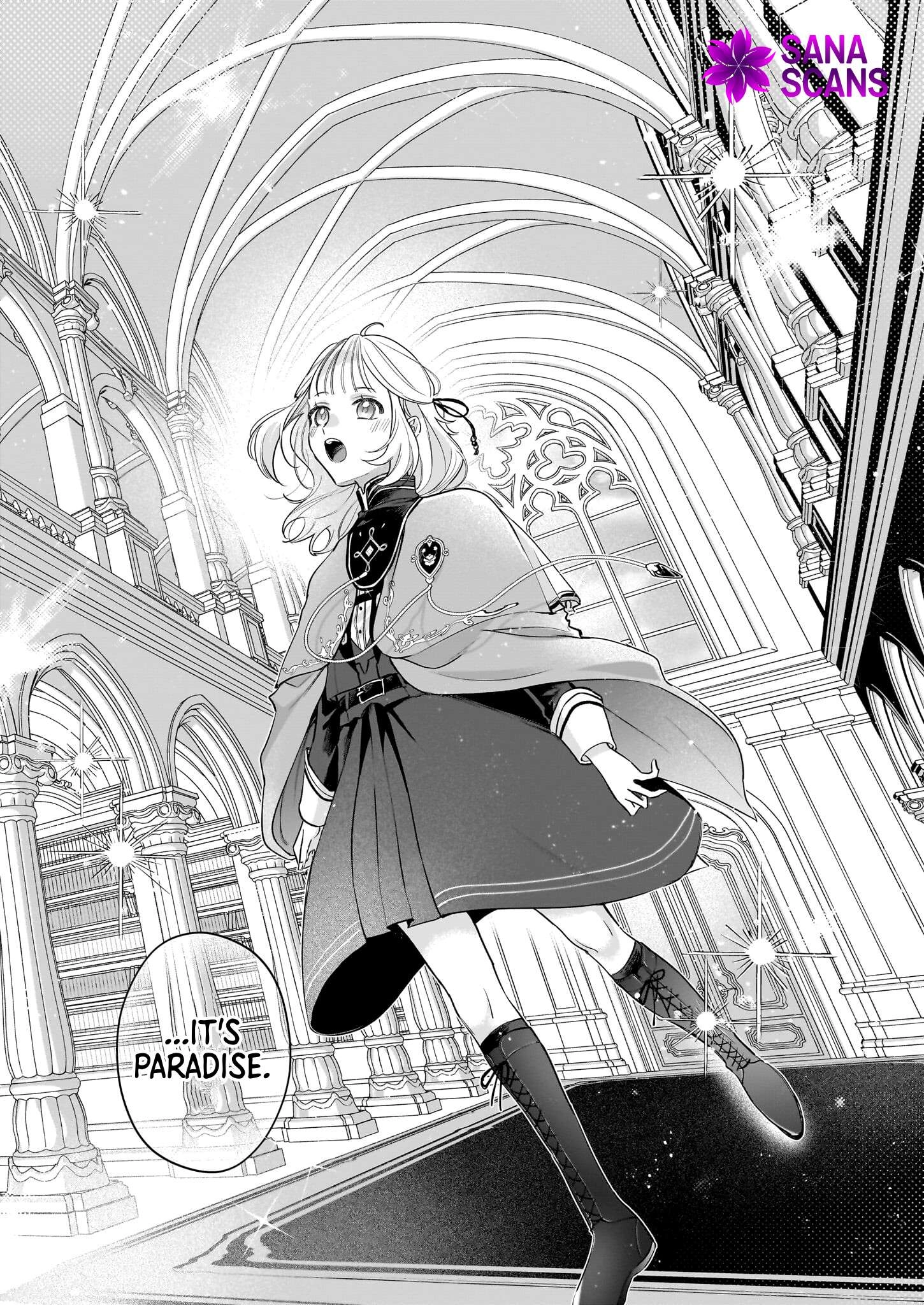 Toshokan no Tensai Shoujo: Honzuki no Shinjin Kanri wa Boudai na Chishiki de Kuni wo Sukuimasu Chapter 2 Page 2