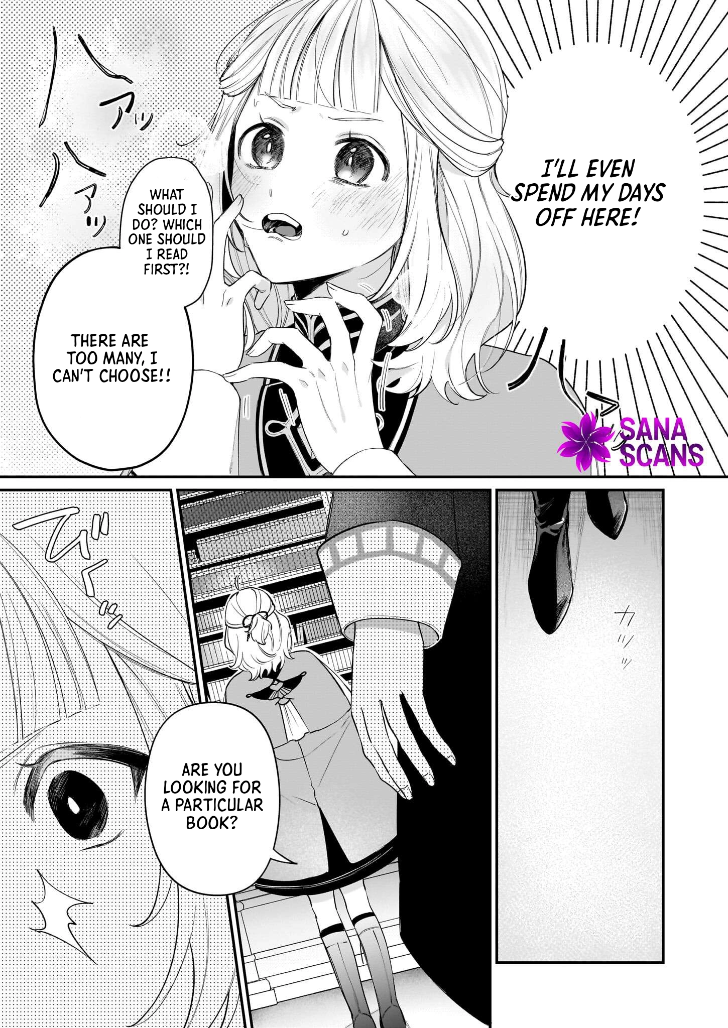Toshokan no Tensai Shoujo: Honzuki no Shinjin Kanri wa Boudai na Chishiki de Kuni wo Sukuimasu Chapter 2 Page 5