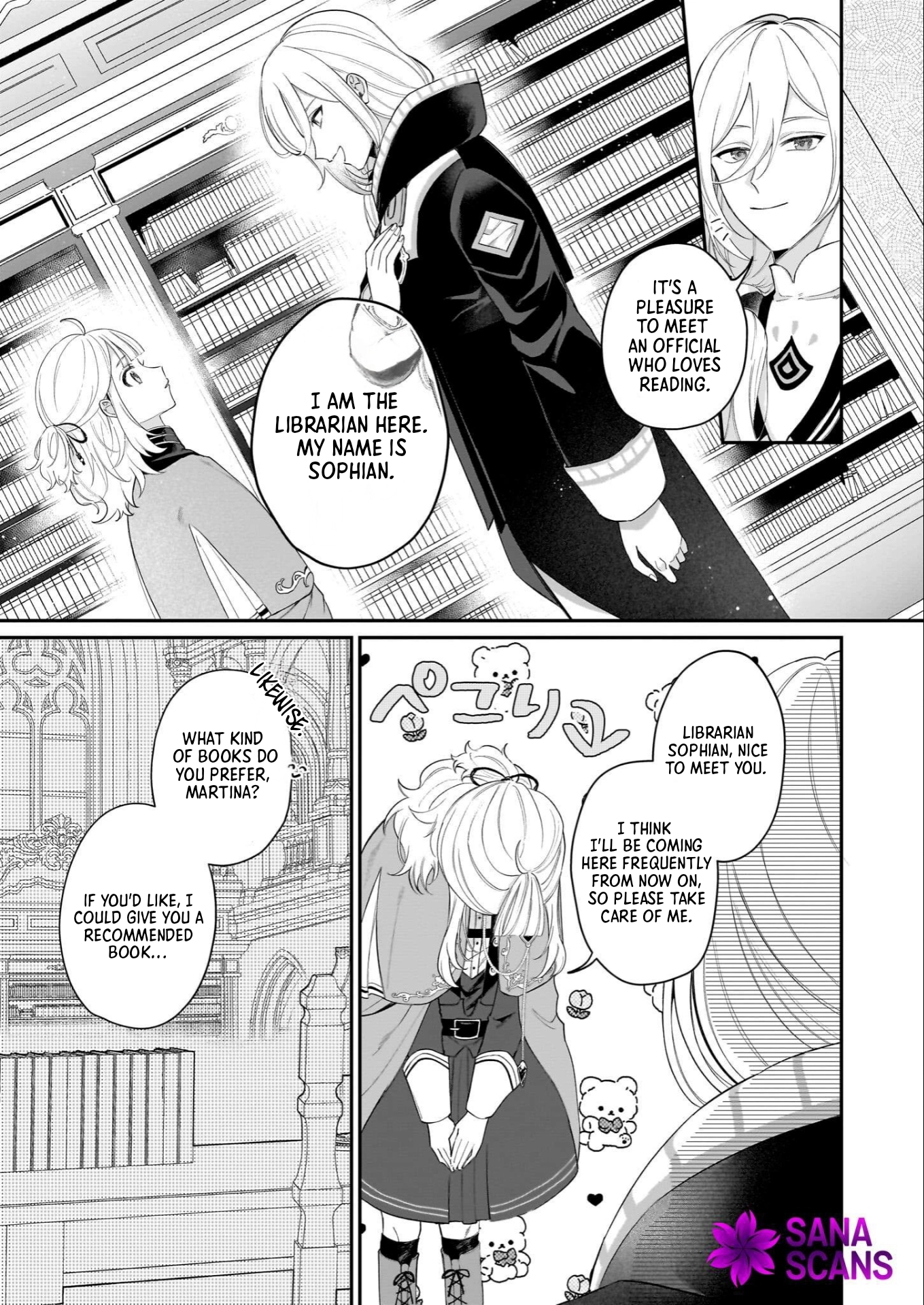 Toshokan no Tensai Shoujo: Honzuki no Shinjin Kanri wa Boudai na Chishiki de Kuni wo Sukuimasu Chapter 2 Page 7