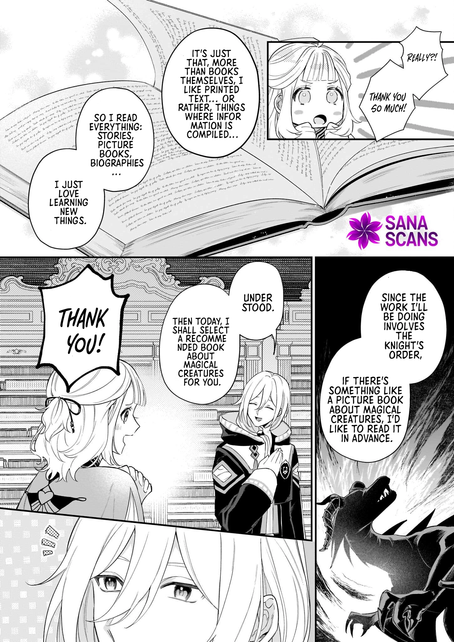 Toshokan no Tensai Shoujo: Honzuki no Shinjin Kanri wa Boudai na Chishiki de Kuni wo Sukuimasu Chapter 2 Page 8