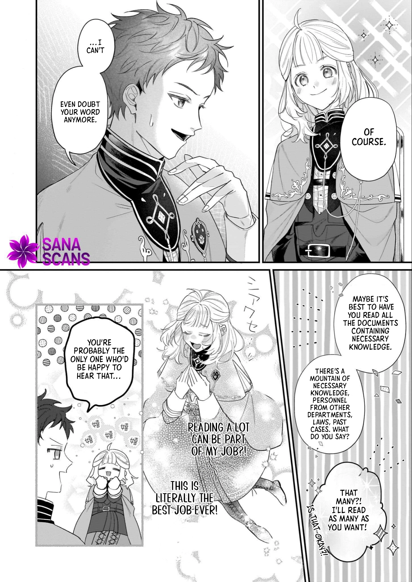 Toshokan no Tensai Shoujo: Honzuki no Shinjin Kanri wa Boudai na Chishiki de Kuni wo Sukuimasu Chapter 2 Page 41
