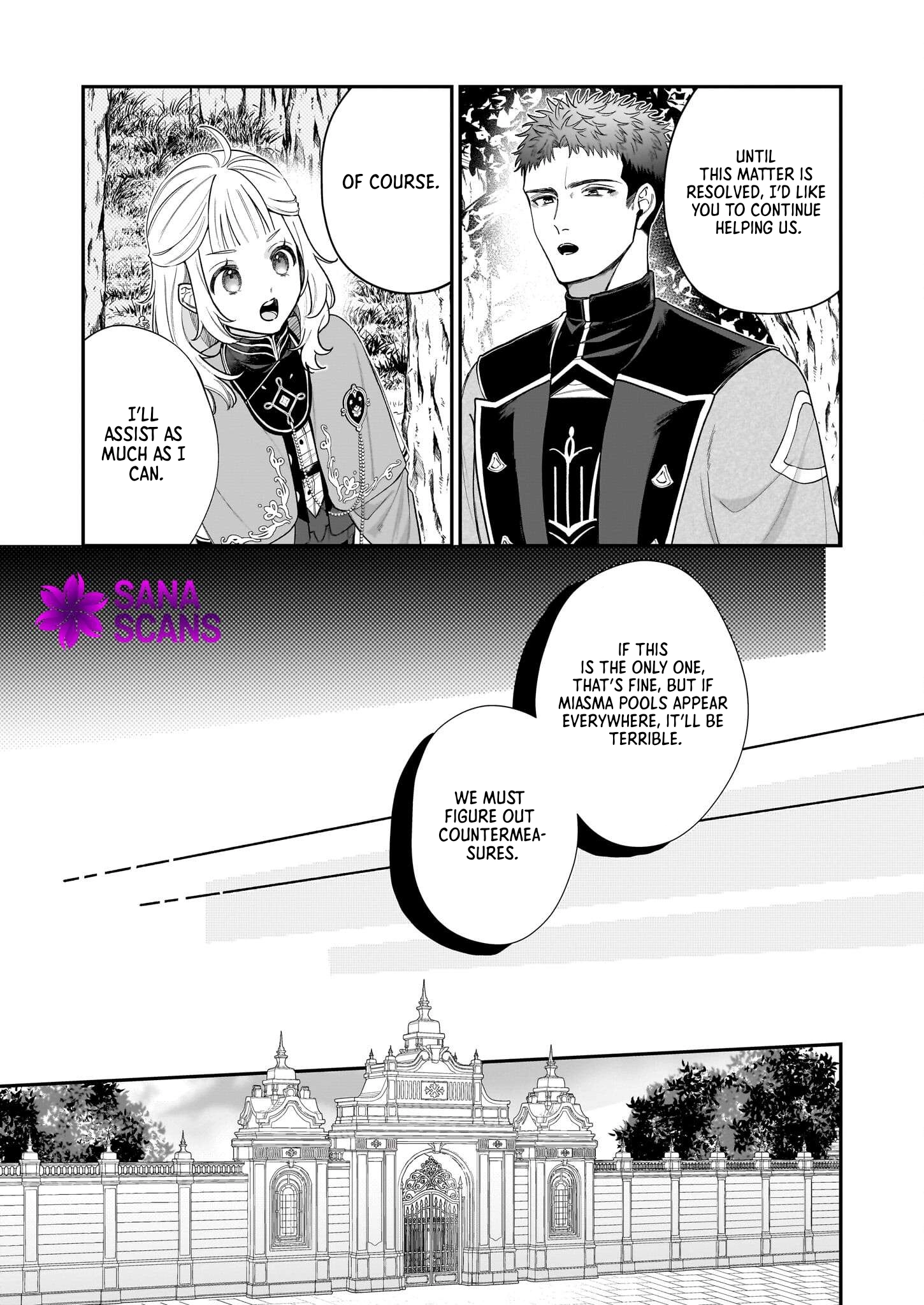 Toshokan no Tensai Shoujo: Honzuki no Shinjin Kanri wa Boudai na Chishiki de Kuni wo Sukuimasu Chapter 3 Page 35