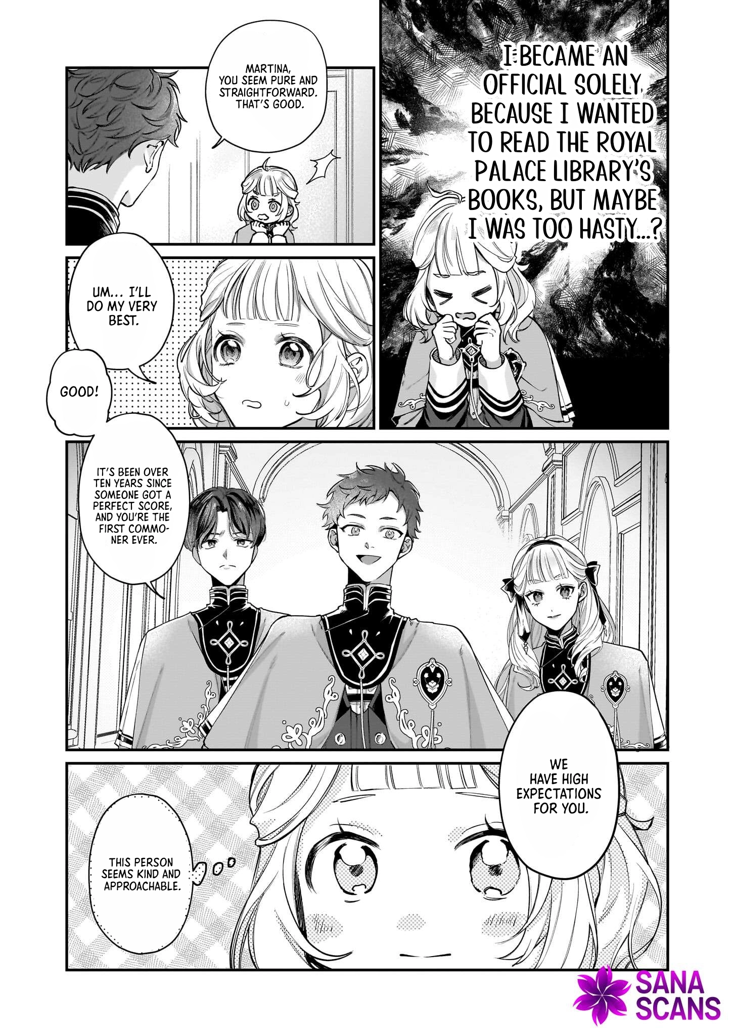 Toshokan no Tensai Shoujo: Honzuki no Shinjin Kanri wa Boudai na Chishiki de Kuni wo Sukuimasu Chapter 1 Page 24