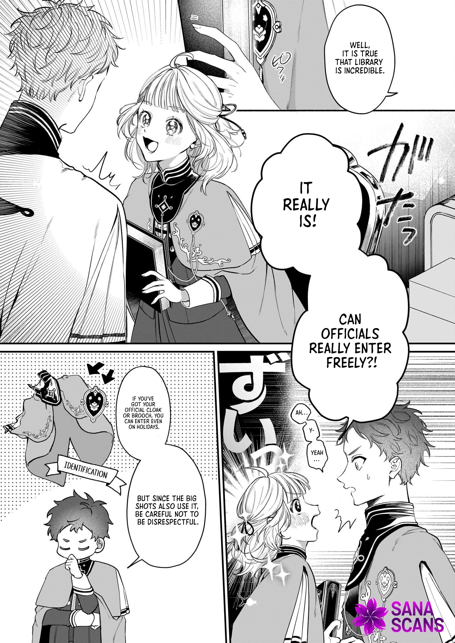 Toshokan no Tensai Shoujo: Honzuki no Shinjin Kanri wa Boudai na Chishiki de Kuni wo Sukuimasu Chapter 1 Page 34