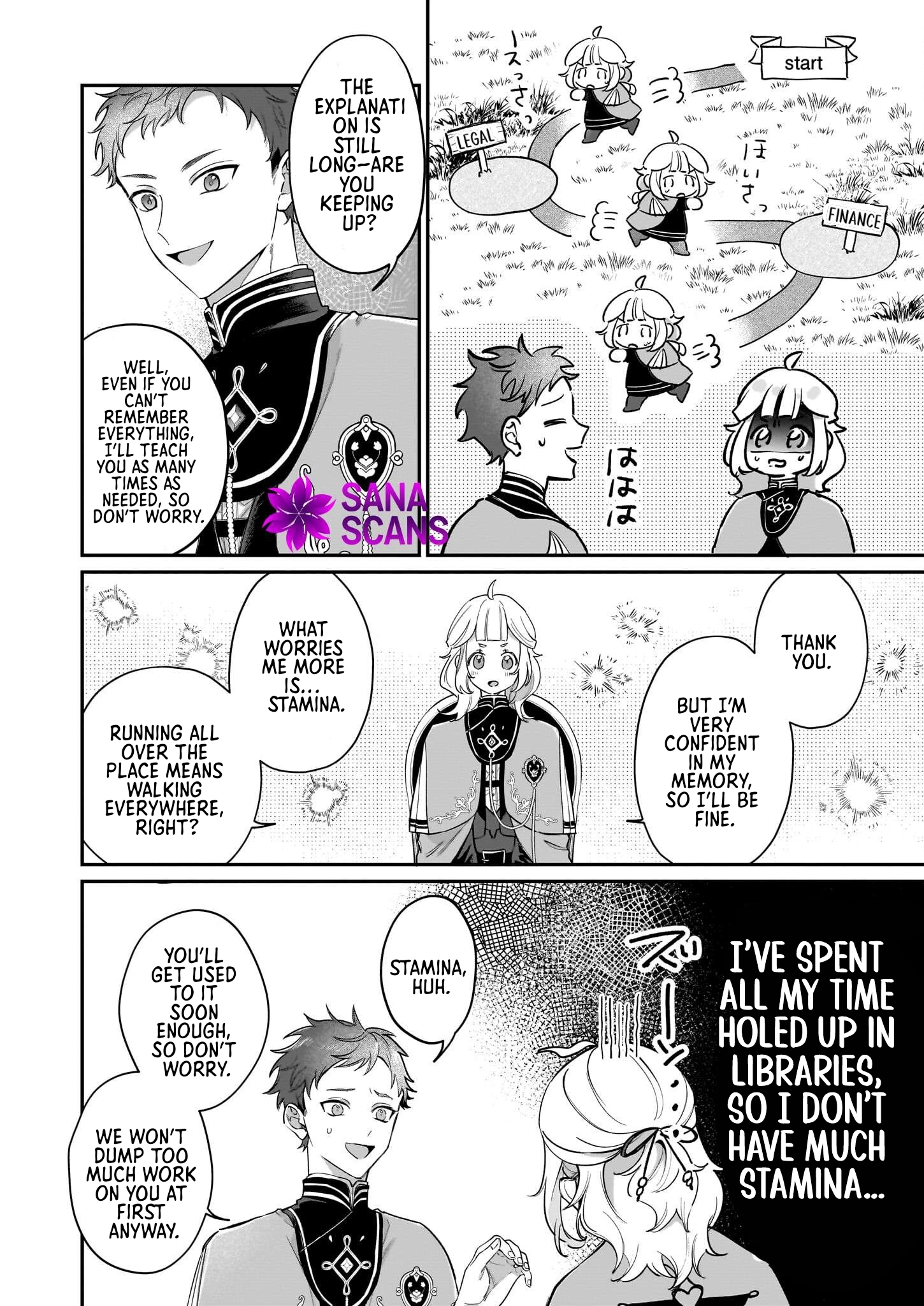 Toshokan no Tensai Shoujo: Honzuki no Shinjin Kanri wa Boudai na Chishiki de Kuni wo Sukuimasu Chapter 1 Page 37