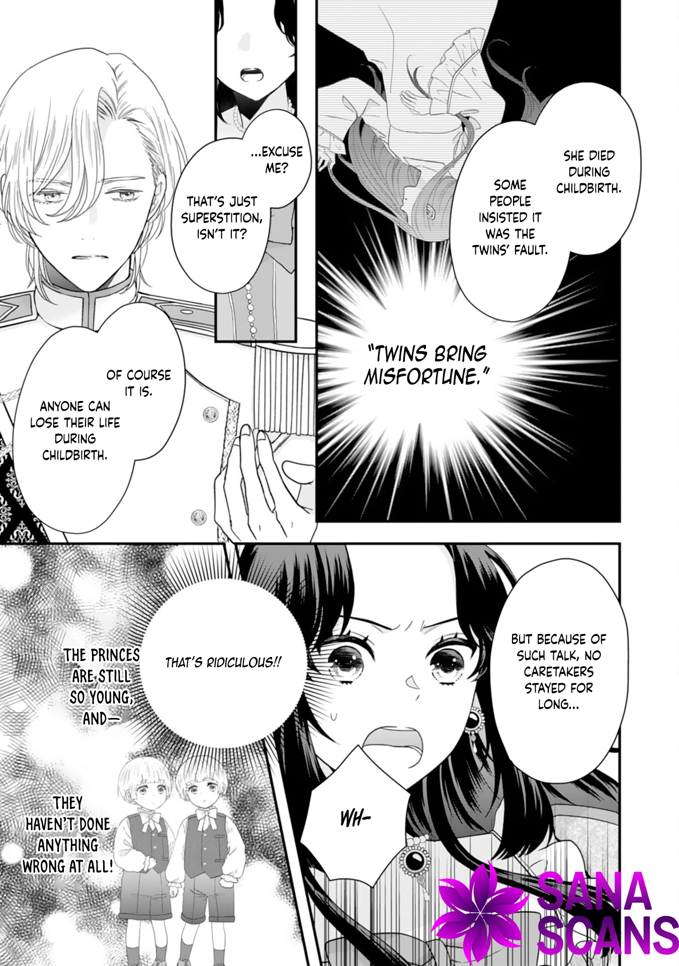 Villainess Stepmother of Twin Princes Who Just Loves Her Cute Boys. Chapter 3 Page 13