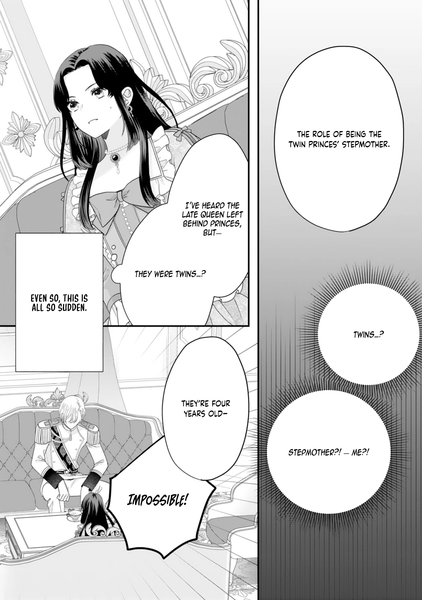 Villainess Stepmother of Twin Princes Who Just Loves Her Cute Boys. Chapter 2 Page 21