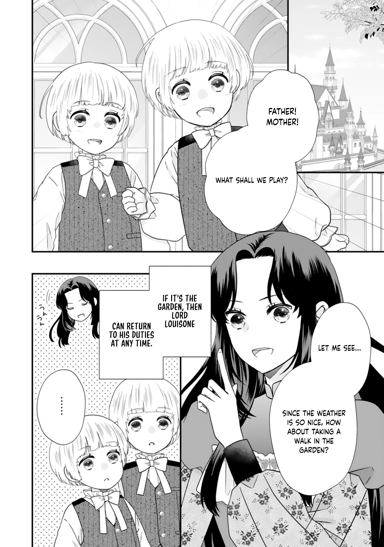 Villainess Stepmother of Twin Princes Who Just Loves Her Cute Boys. Chapter 5 - . Page 2