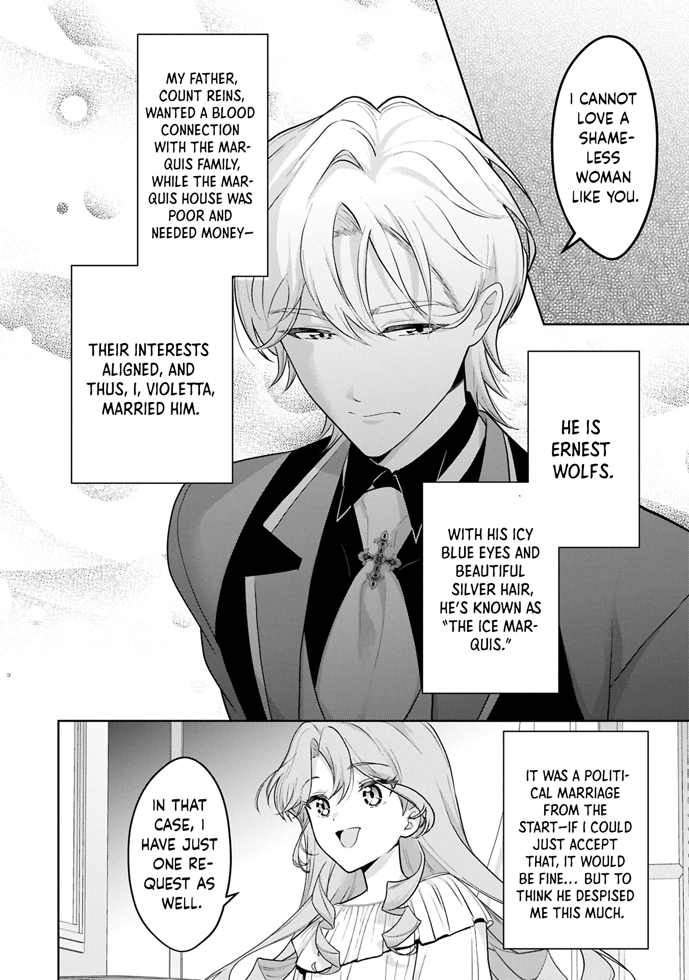 Violetta’s Agricultural Revolution: The Reincarnated Lady Loved by the Ice Marquis. Chapter 1 Page 2