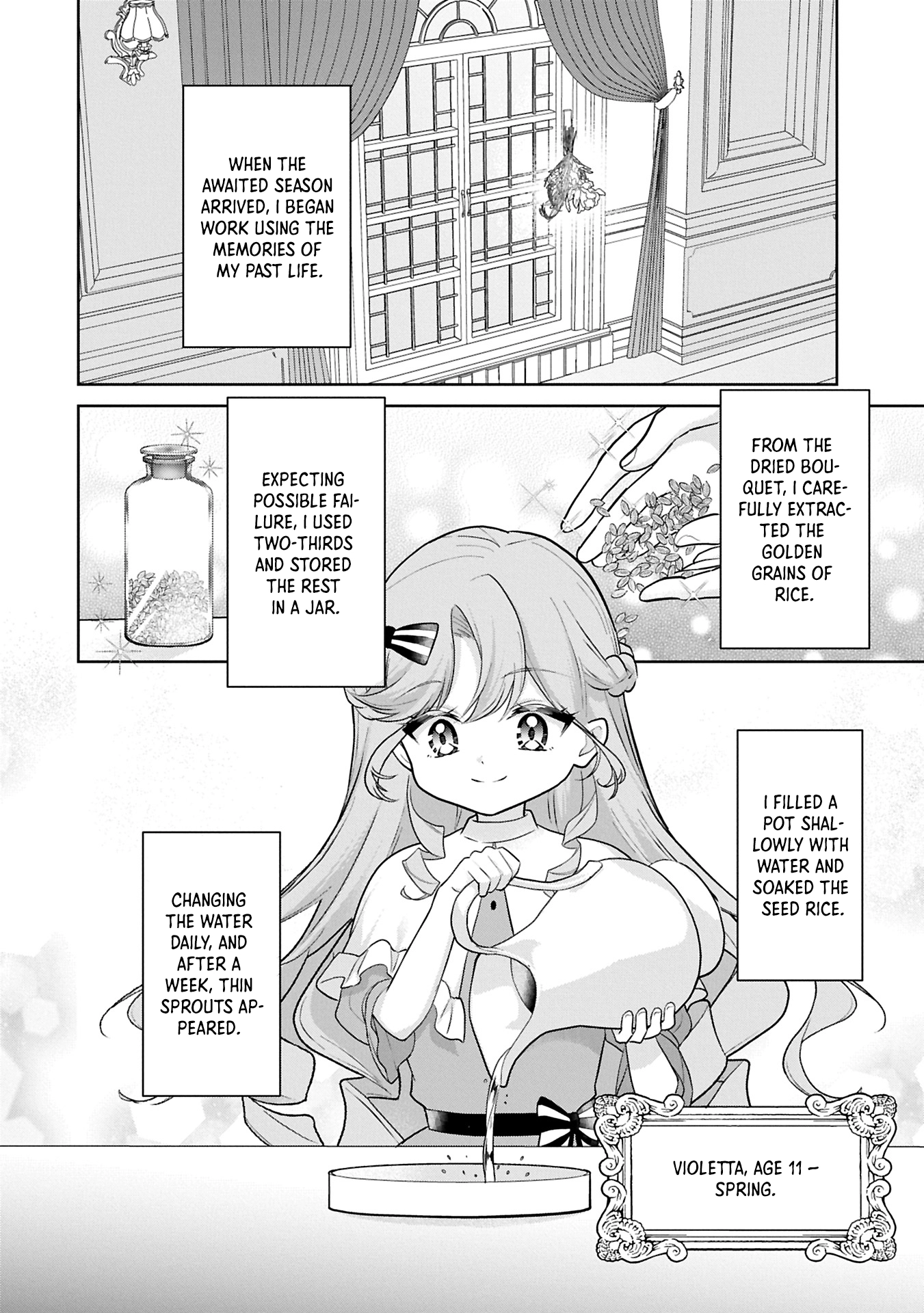 Violetta’s Agricultural Revolution: The Reincarnated Lady Loved by the Ice Marquis. Chapter 1 Page 38
