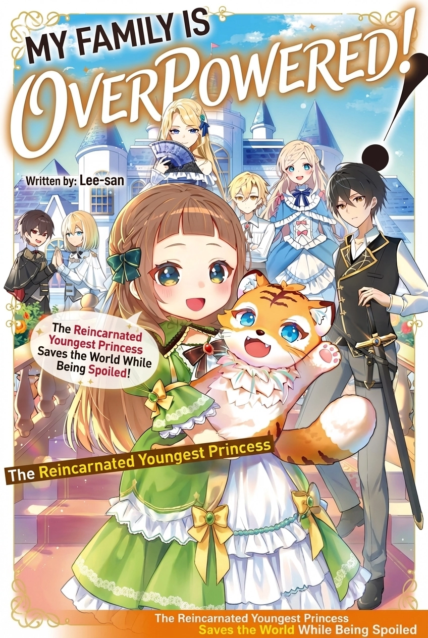 My Family Is Overpowered!  The Reincarnated Youngest Princess Saves the World While Being Spoiled