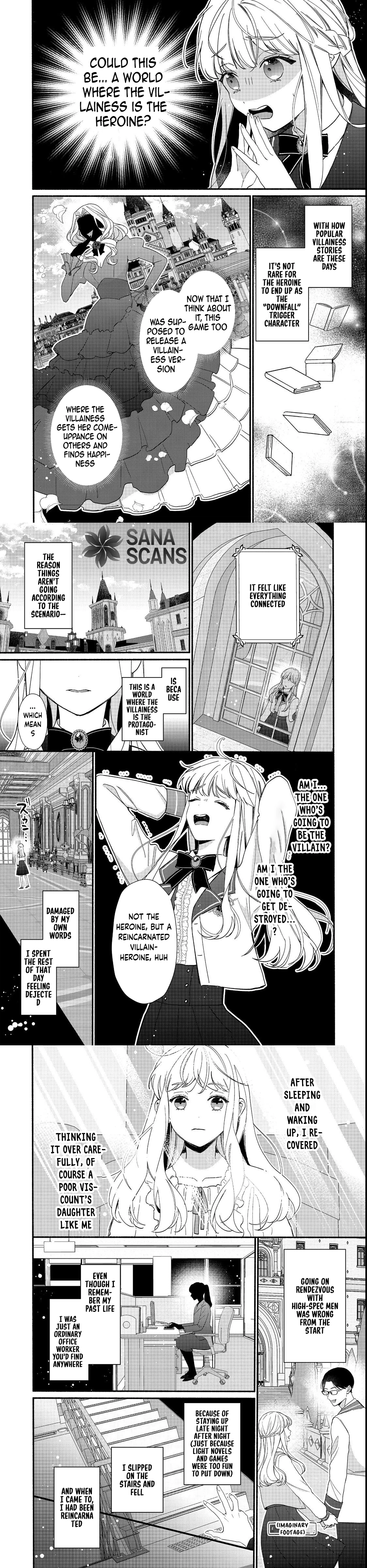 I Just Wanted a High-Paying Job at the Castle to Avoid the Villainess Chapter 1 Page 4