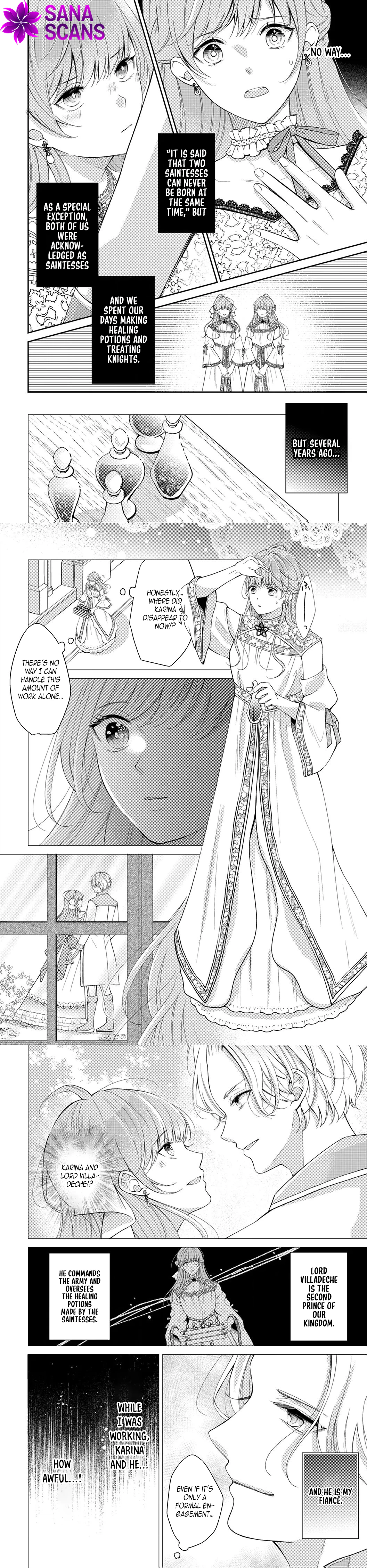I Quit Being My Sister’s Spare — Don’t Call Me the True Saintess Now! Chapter 1 - . Page 2