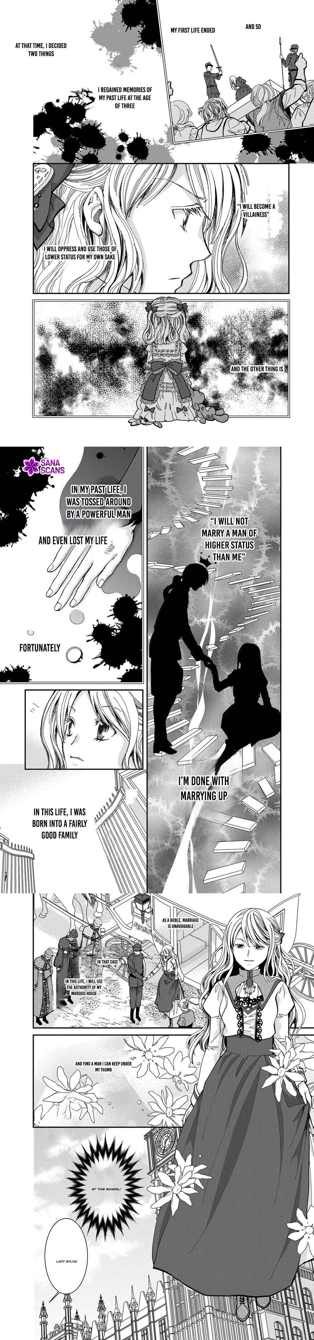I’ll Survive as a Villainess — So I’ll Marry a Loser Instead Chapter 1 Page 2