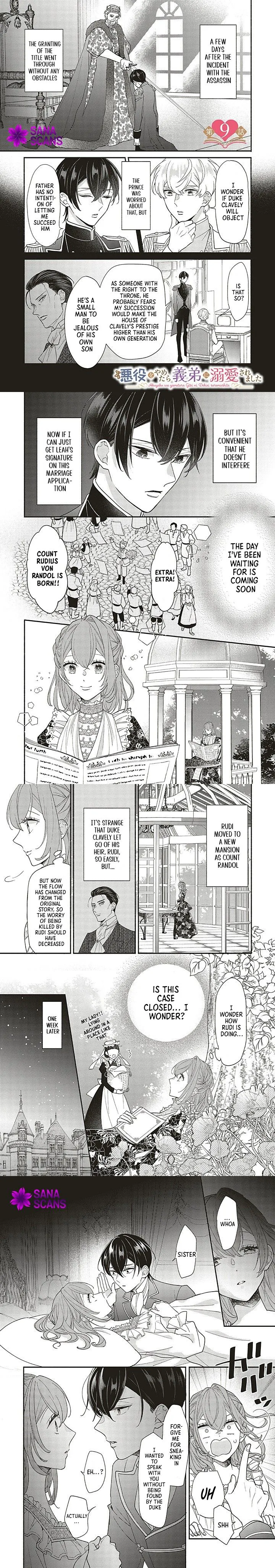 Quit Being a Villainess, Now My Stepbrother Dotes on Me Chapter 9 Page 1
