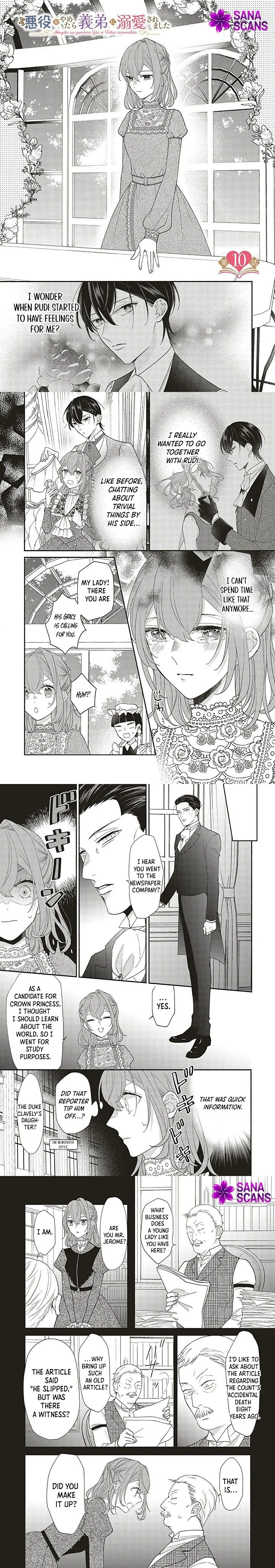Quit Being a Villainess, Now My Stepbrother Dotes on Me Chapter 10 Page 1