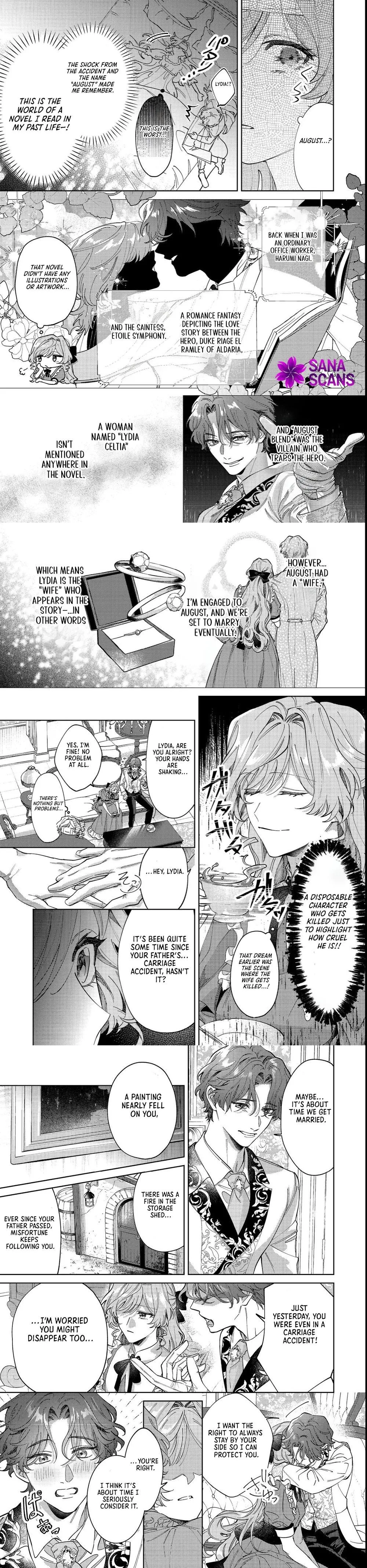 Reborn as a Doomed Side Character — Now Engaged to a Duke Chapter 1.1 Page 3