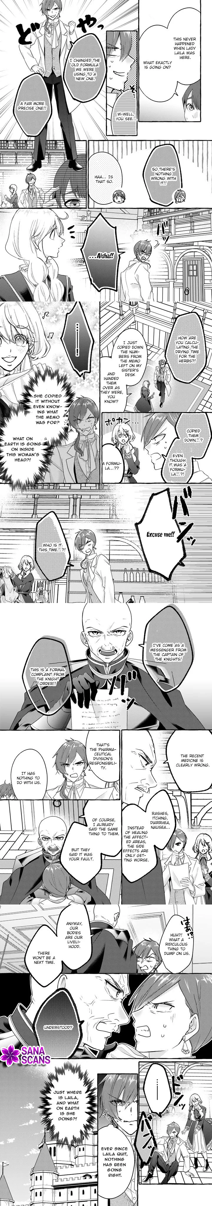 The Abused Genius Lady and the Dark-Minded Researcher’s Sweet Herb Lab. Chapter 15 Page 2