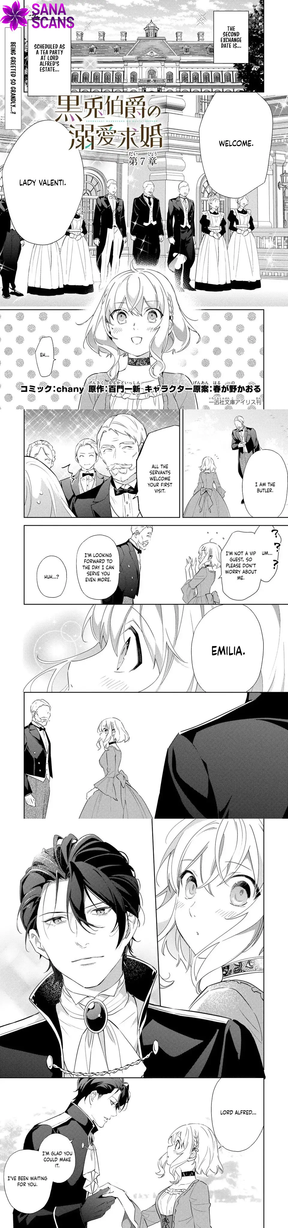The Black Rabbit Count’s Devoted Marriage Proposal. Chapter 7 Page 1