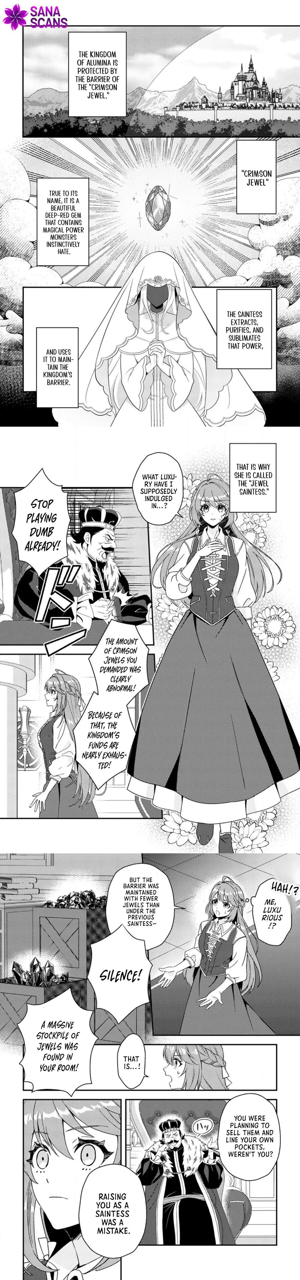 The Jewel Saint: Banished but Living Happily With a Prince Chapter 1 - . Page 2
