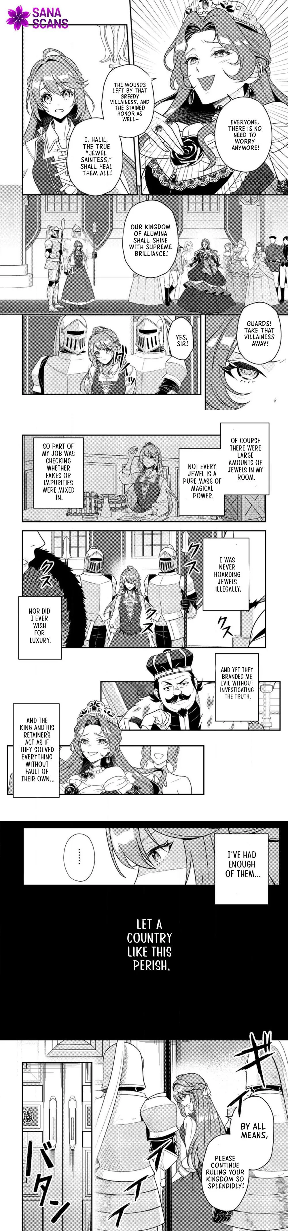 The Jewel Saint: Banished but Living Happily With a Prince Chapter 1 - . Page 4