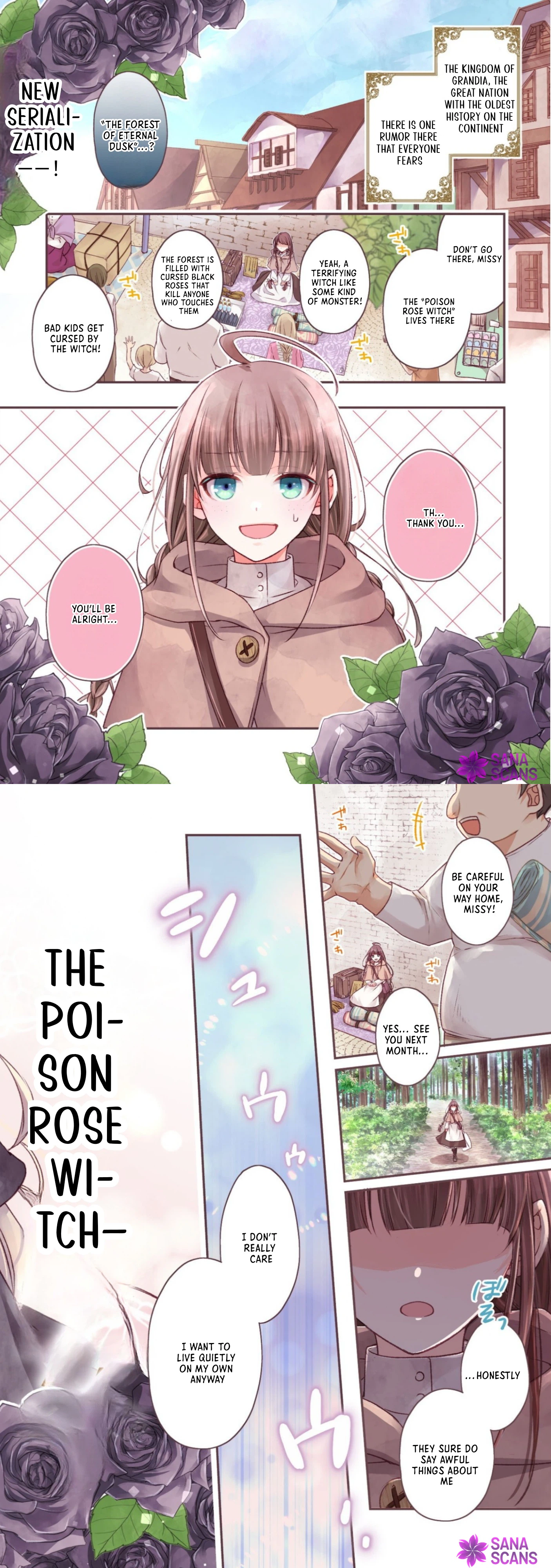 The Poison Rose Witch Wants a Quiet Life Chapter 1 - . Page 1
