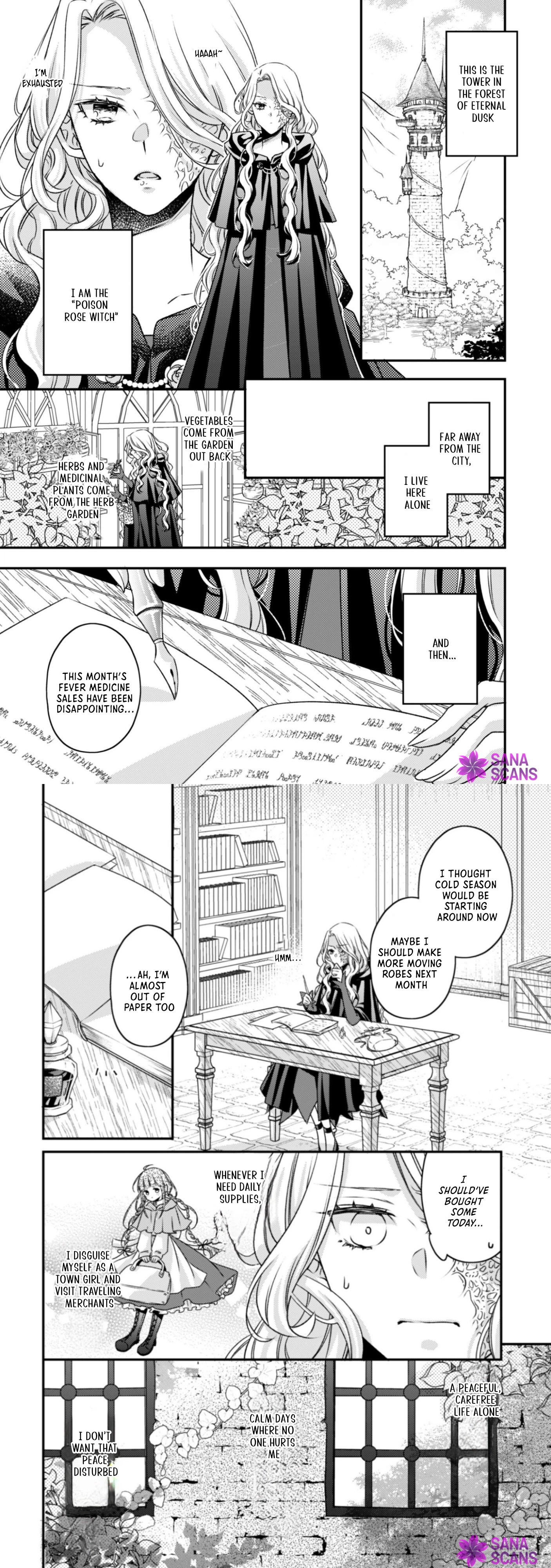 The Poison Rose Witch Wants a Quiet Life Chapter 1 - . Page 2