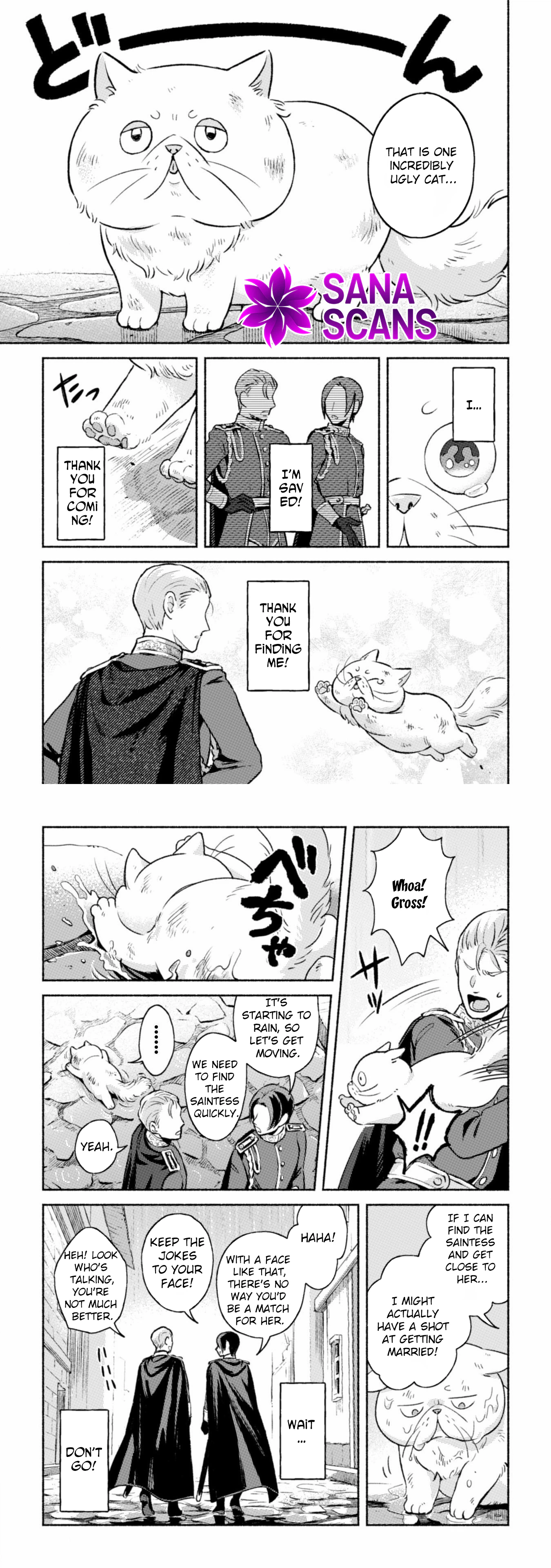 The Ugly Cat Being Pampered by a Gloomy Knight Is Actually the Saintess! Chapter 1 Page 3